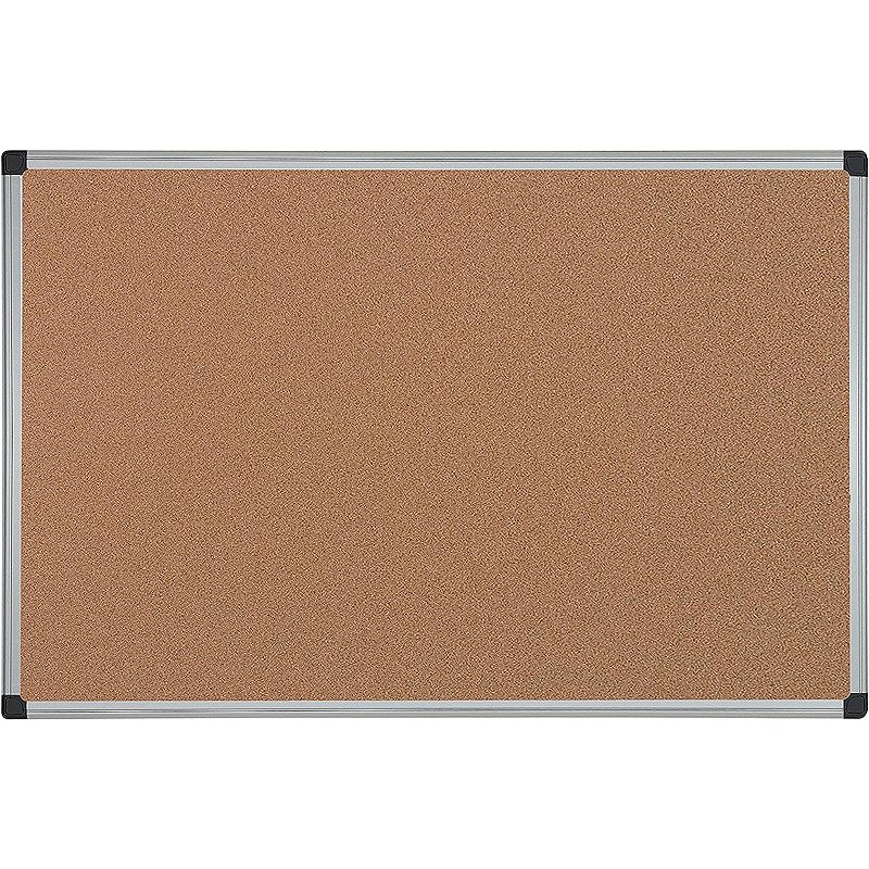 Opslagstavle Kork Aluminiumramme 90x60cm