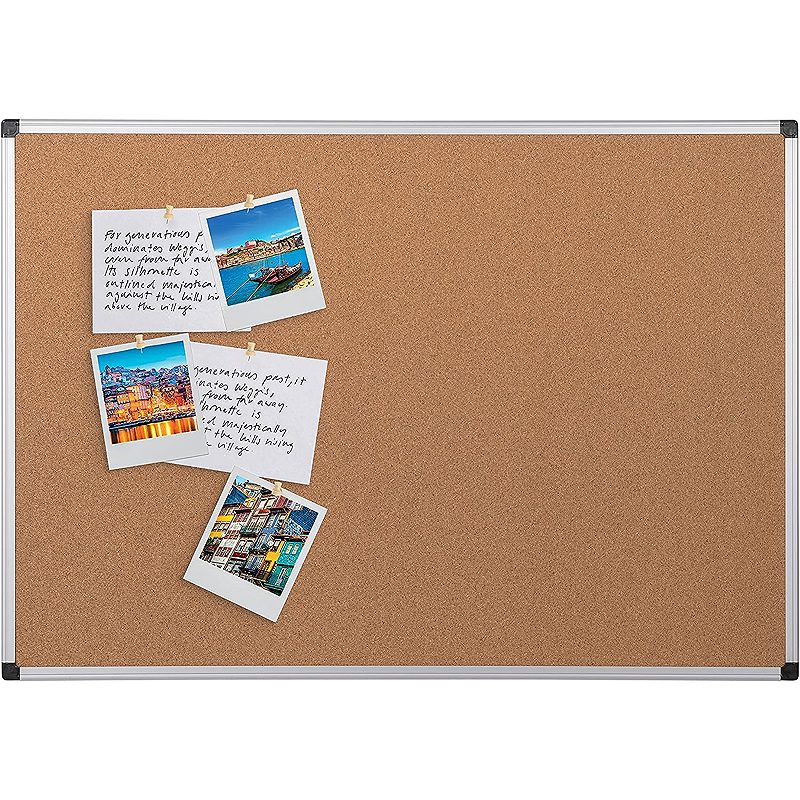 Opslagstavle Kork Aluminiumramme 90x60cm - Billede 2