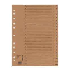 A-Ø Register i Kraftpapir
