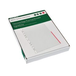 Signallomme A4 PP 105 Micron 100 Pakke Rød - Billede 4