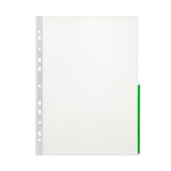 Signallomme A4 PP 105 Micron 100 Pakke Grøn - Billede 3