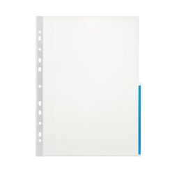 Signallomme A4 PP 170 Micron 100 Pakke Blå - Billede 3
