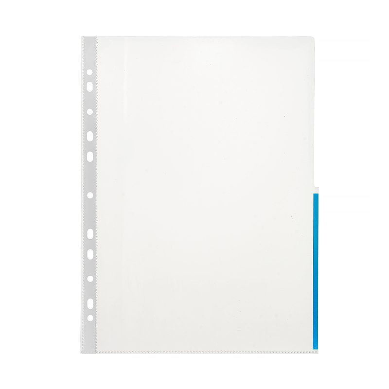 Signallomme A4 PP 170 Micron 100 Pakke Blå - Billede 3