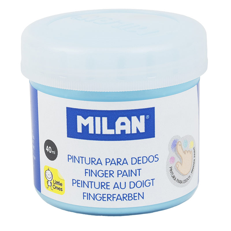 MILAN Fingermaling Pastel 40 ml 6 Pakke - Billede 3