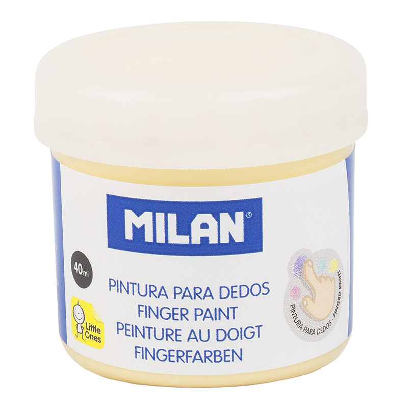 MILAN Fingermaling Pastel 40 ml 6 Pakke - Billede 4