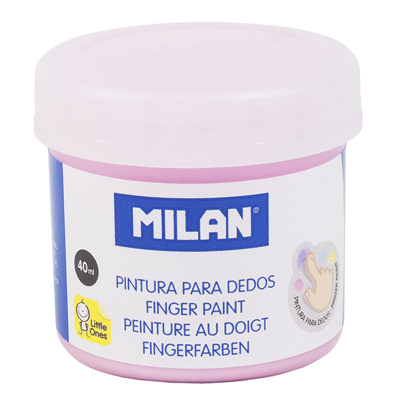 MILAN Fingermaling Pastel 40 ml 6 Pakke - Billede 5