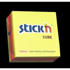 Noteskube 76x76 320 Blad Assorterat Neon