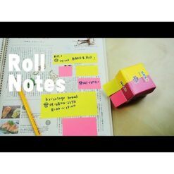 Note Roll Extra Sticky FSC 50mmx10m Pastel Gul