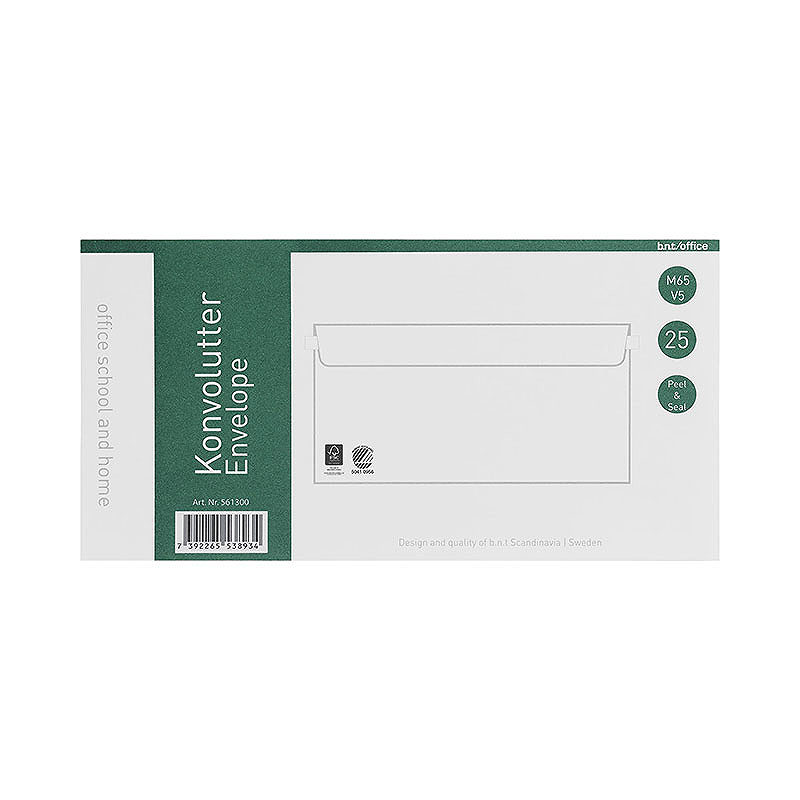 Alternative view of Kuverter M65 V5 Peel & Seal 25st Hvid