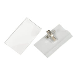 Navneskilt Med Clip & Nål 75x40mm 50 Pack - Billede 3