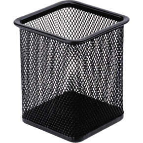 Penneholder Firkantet Sort