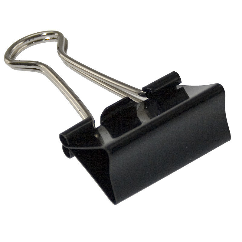 Alternative view of Foldbackklemme 30mm 12 Pakke Sort