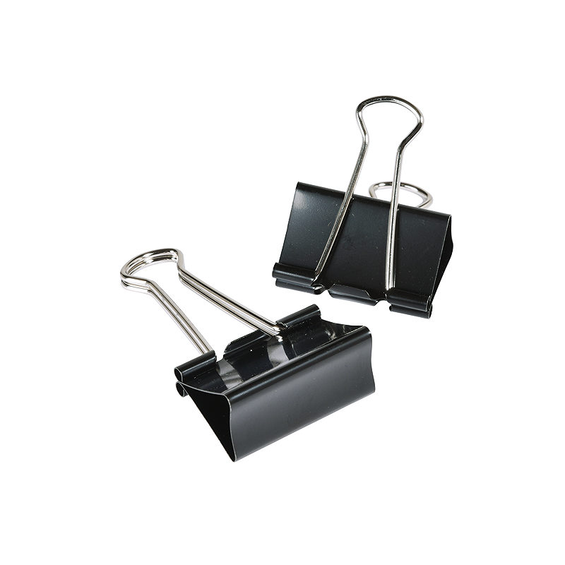 Alternative view of Foldbackklemme 40mm 12 Pakke Sort