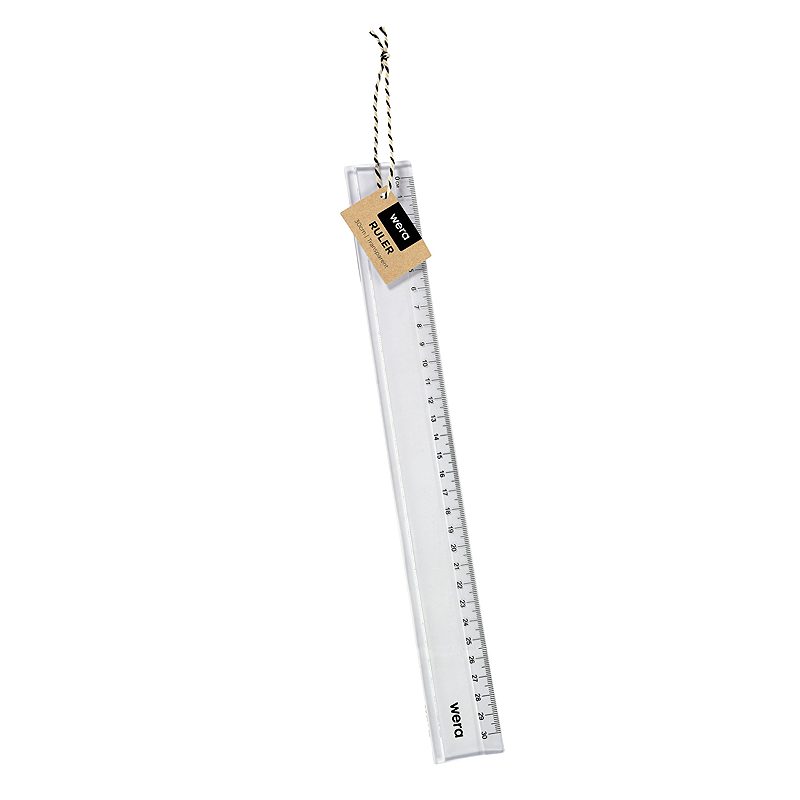 Alternative view of Wera Lineal 30cm Gennemsigtig