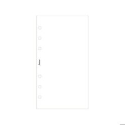 Personal Noteark Blank Hvide 100 Ark