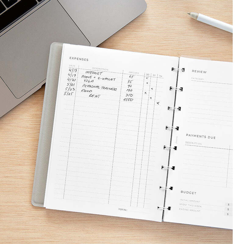Budget Planner Notesbog Refill A5 - Billede 4