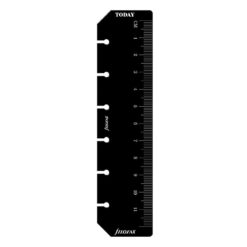 Pocket Linjal/Markør Sort