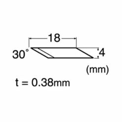 Alternative view of NT Cutter Reserveblade BDC-200P