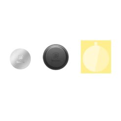 Alternative view of Baseus a set of stickers for the magnetic holder, silver plates