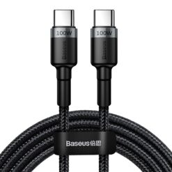 Baseus cable Cafule PD USB-C - USB-C 2,0 m 5A gray-black 100W