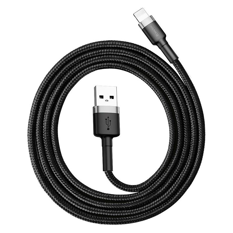 Baseus cable Cafule USB - Lightning 1,0 m 2,4A gray-black
