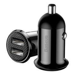 Alternative view of Baseus car charger Grain Pro 2x USB 4,8A black