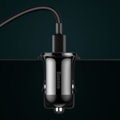 Baseus car charger Grain Pro 2x USB 4,8A black - Billede 5