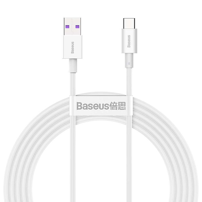 Baseus cable Superior USB - USB-C 2,0 m white 66W