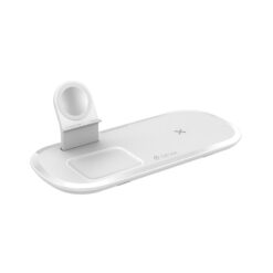 Alternative view of Devia wireless charger 3in1 Smart 15W white