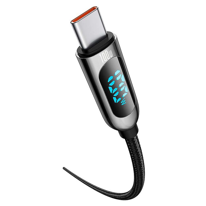 Alternative view of Baseus cable Display PD USB-C - USB-C 1,0 m black 100W