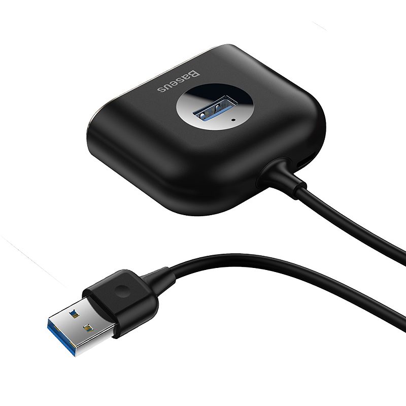 Baseus adapter HUB Square USB 3.0 to 4x USB black - Billede 4