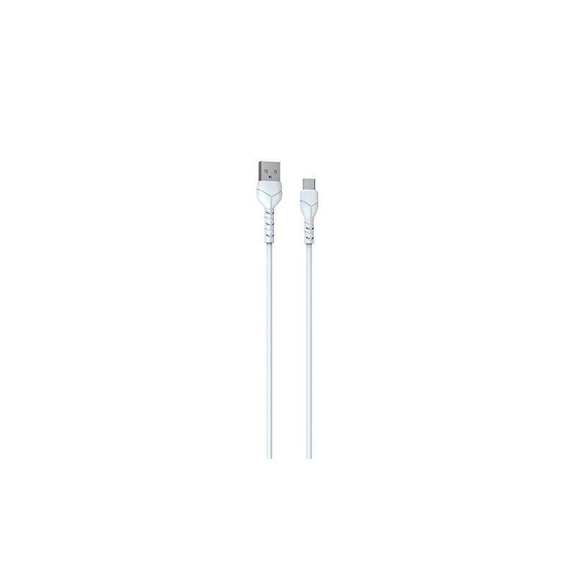 Alternative view of Devia cable Kintone V2 EC305 USB - USB-C 1,0 m 2,1A white set 30 pcs