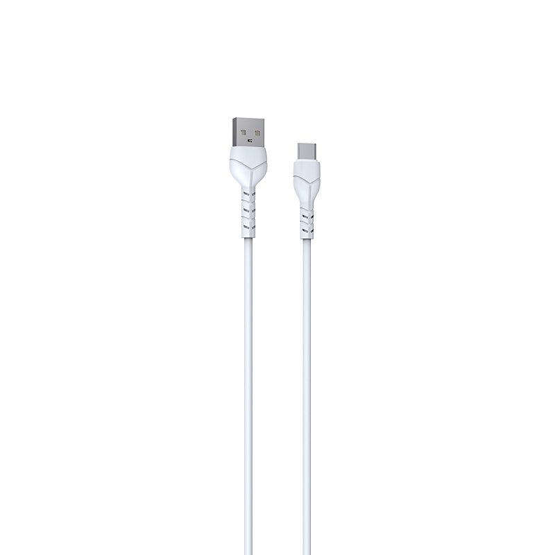 Alternative view of Devia cable Kintone EC145 USB - USB-C 1,0 m 2,1A white