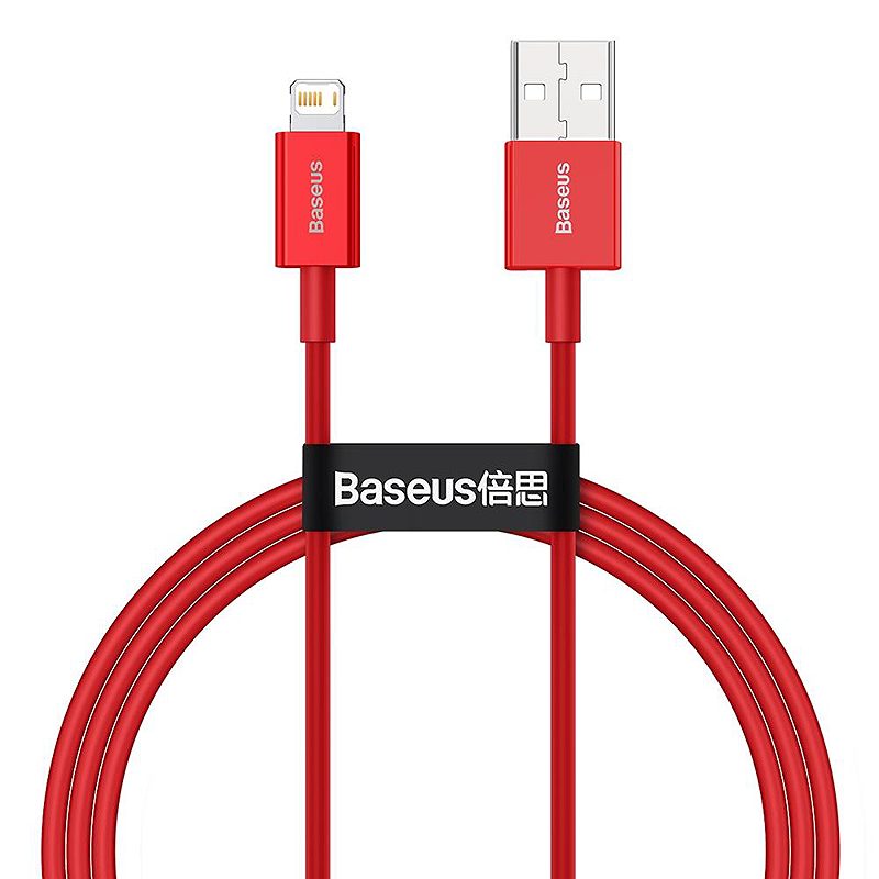 Baseus cable Superior USB - Lightning 1,0 m 2,4A red