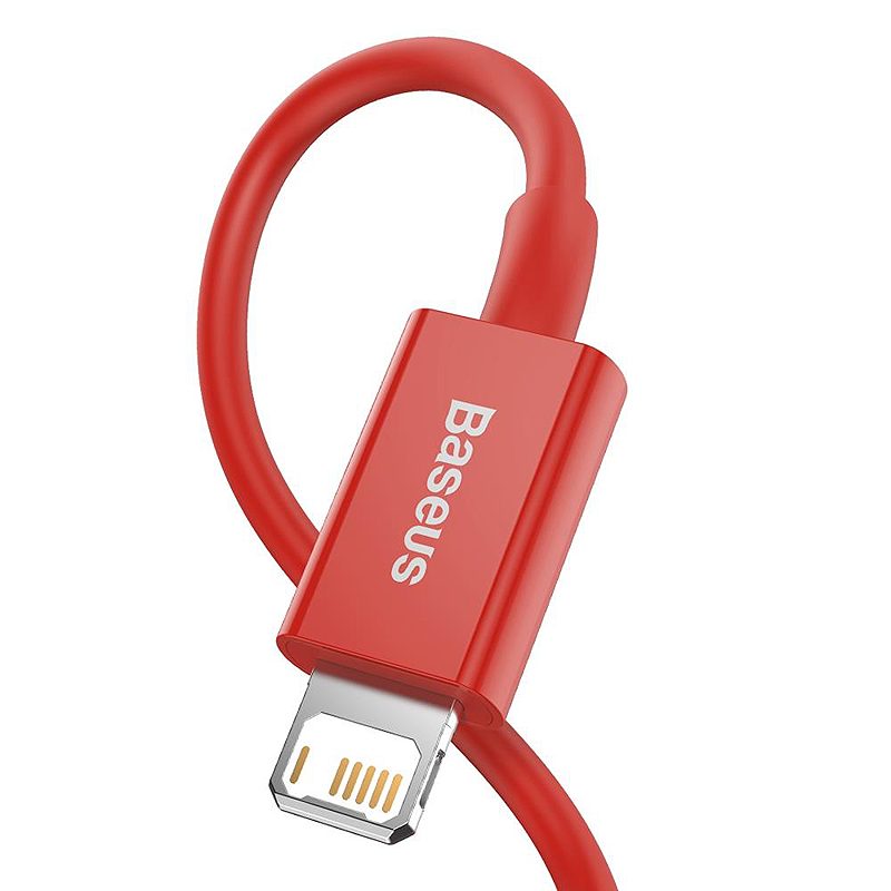 Baseus cable Superior USB - Lightning 1,0 m 2,4A red