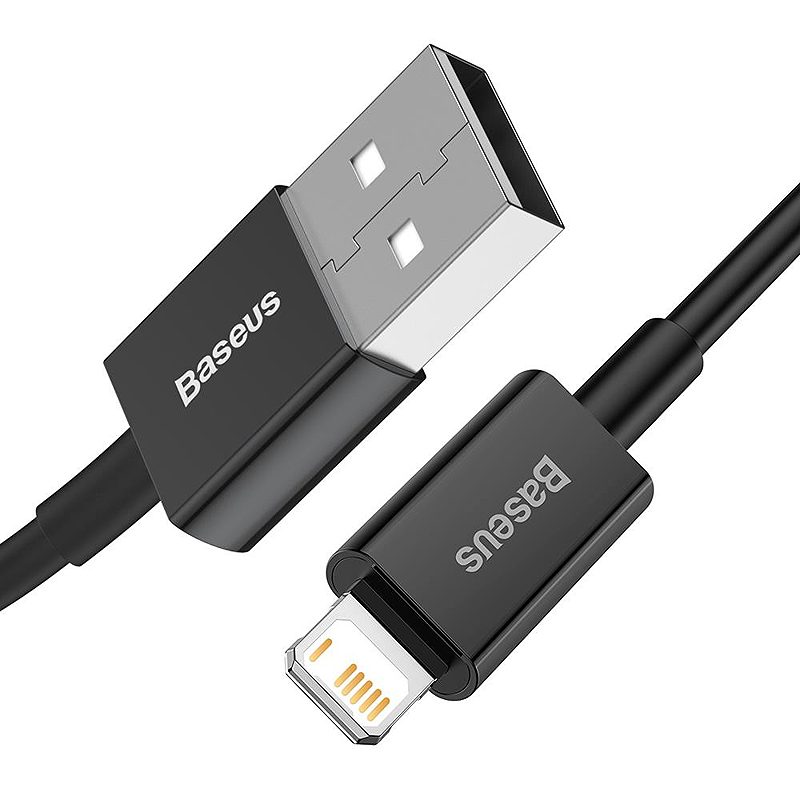 Alternative view of Baseus cable Superior USB - Lightning 2,0 m 2,4A black