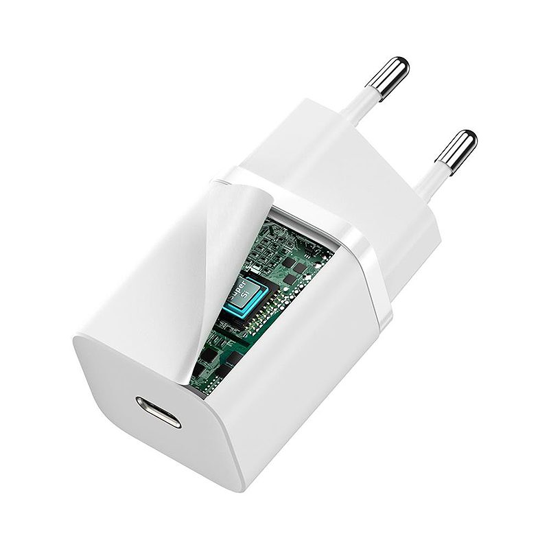 Baseus wall charger Super Si PD 30W 1x USB-C white - Billede 4