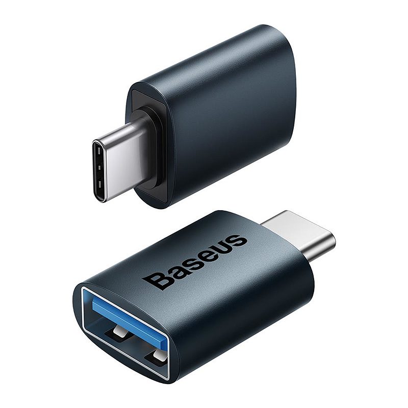Baseus adapter Ingenuity USB-C to USB-A 3.1 blue OTG - Billede 3