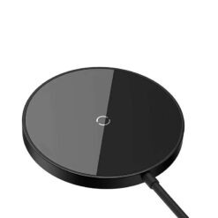 Alternative view of Baseus wireless charger Simple Mini 3 15W black magnetic