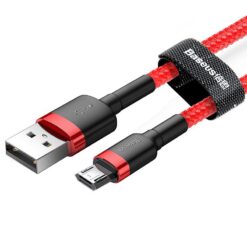Alternative view of Baseus cable Cafule USB - micro USB 2,0m 1,5A red