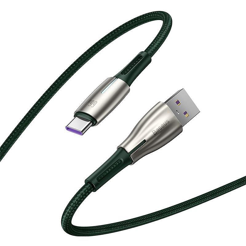Baseus cable Cafule Metal USB - USB-C 0,25m black 66W - Billede 3
