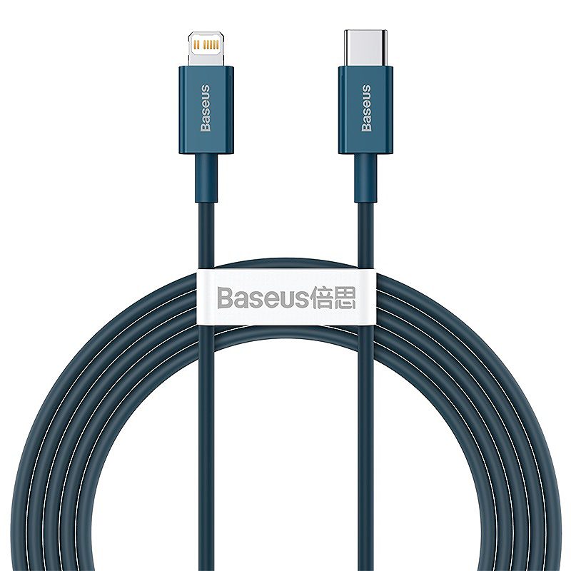 Baseus cabel Superior PD USB-C - Lightning 2,0m blue 20W