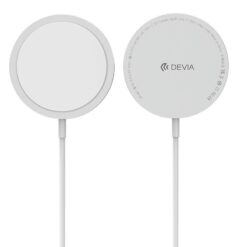 Devia wireless charger Smart magnetic 15W white - Billede 3