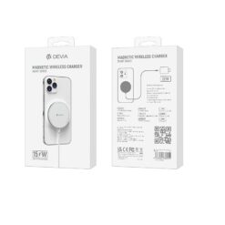 Devia wireless charger Smart magnetic 15W white - Billede 4