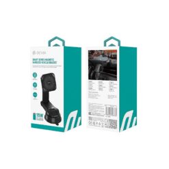 Devia car holder magnetic EA473 with wireless inductive charger black 15W with suction cup - Billede 4