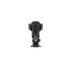 Alternative view of Devia car holder EA497 with wireless inductive charger black 15W with suction cup