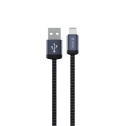 Alternative view of Devia cable Gracious EC650 USB - USB-C 1,0 m 2,4A black