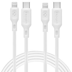 Spigen DuraSync MFi Lightning Cable 2-Pack 100cm White