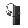 Baseus digital display power bank with dual built-in usb-c cables 25000mAh 145W Cosmic Black