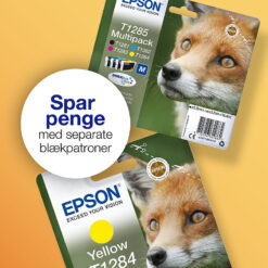 Epson Fox T1285 ræv DURABrite Ultra multipakke 4-farve blæk - Billede 4